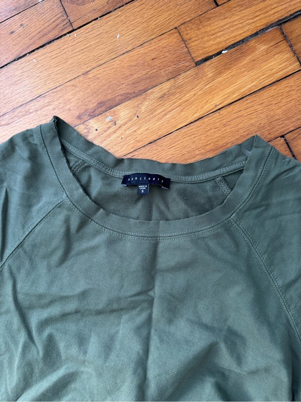 Sanctuary Olive Green Women’s Crewneck Dress